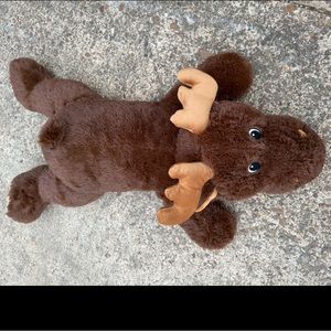 19" Best Made MOOSE Big Eyes Large Plush Stuffed Brown